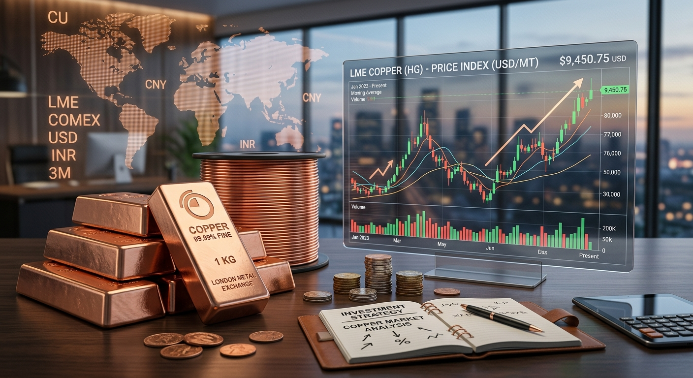 نمودار قیمت مس